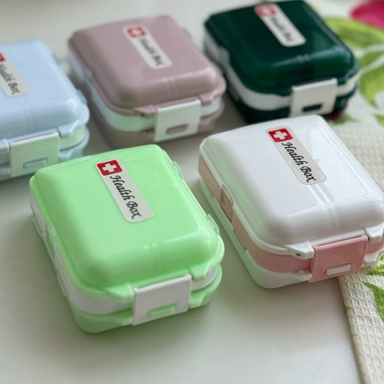 یادآور و نگهدارنده قرص 8 محفظه مدل Health Box
