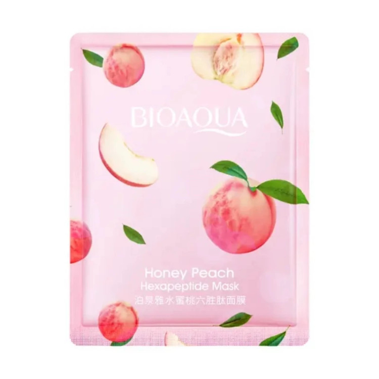 ماسک ورقه ای صورت بیوآکوا BIOAQUA BIOAQUA Extract Hexapeptide Face Mask