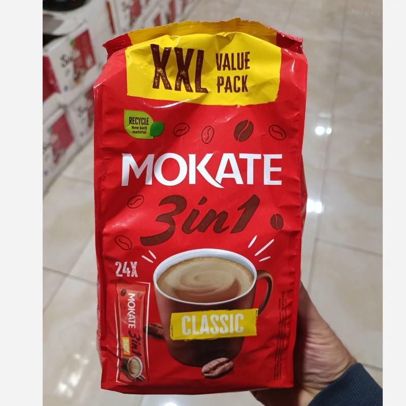 کافی میکس کلاسیک 3 در 1 ساشه ای  بسته 24 عددی موکاته