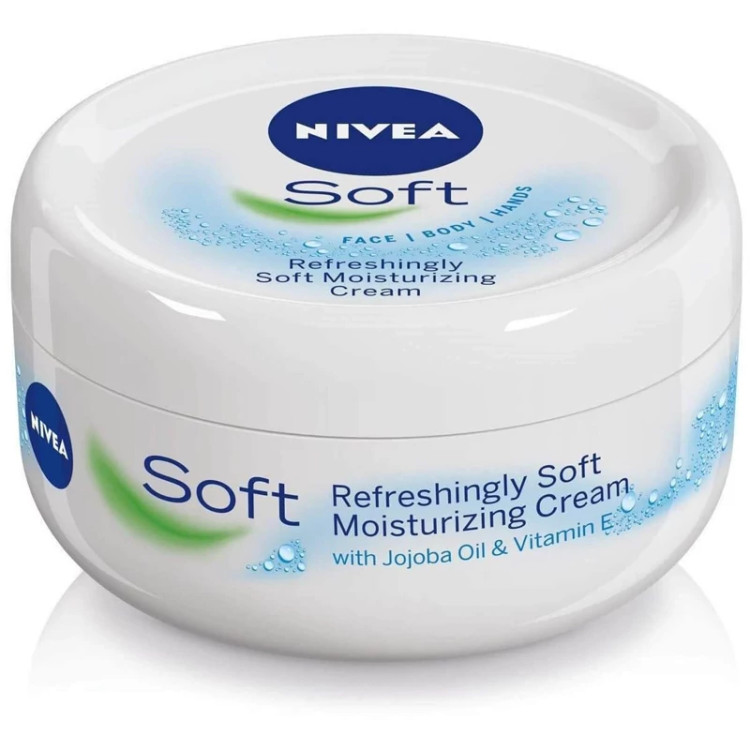 کرم نرم کننده و مرطوب کننده نیوا مدل Nivea Soft حجم 300 میل