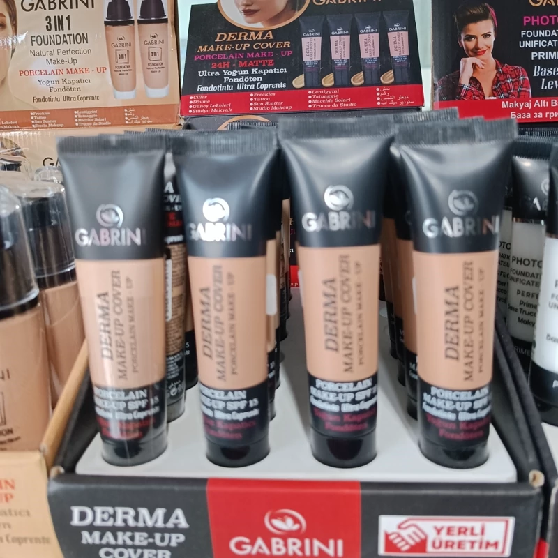 کرم پودر گابرینی مدل Derma در4 شماره1.2.3.4 حجم 40 میلی لیتر محصول ترکیه