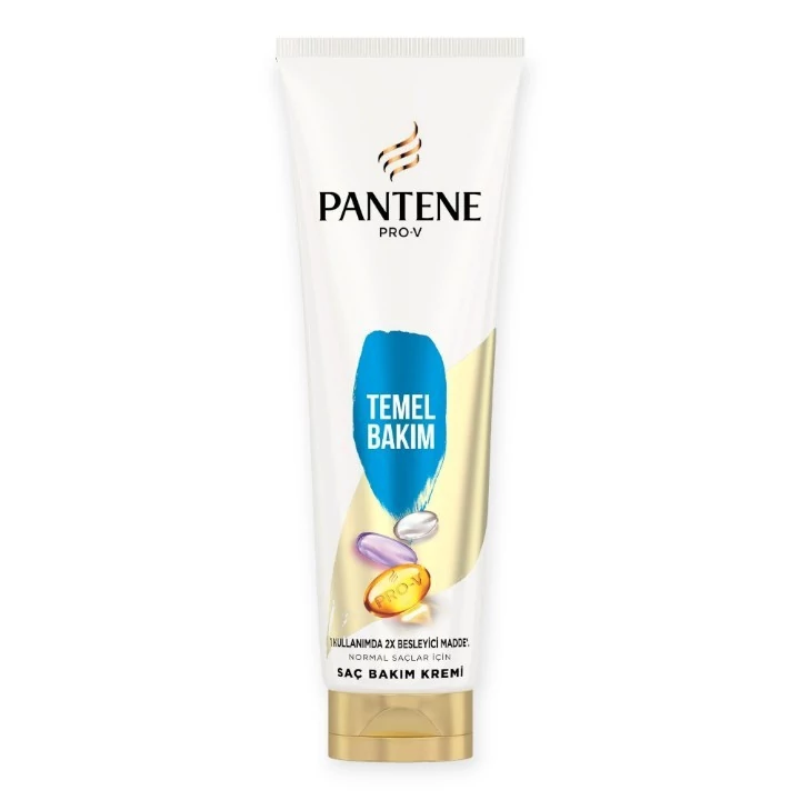 ماسک مو تیوپی پنتنPANTENE مدل تمل باکم TEMEL BAKIM مخصوص موهای معمولی  275 میلی لیتر